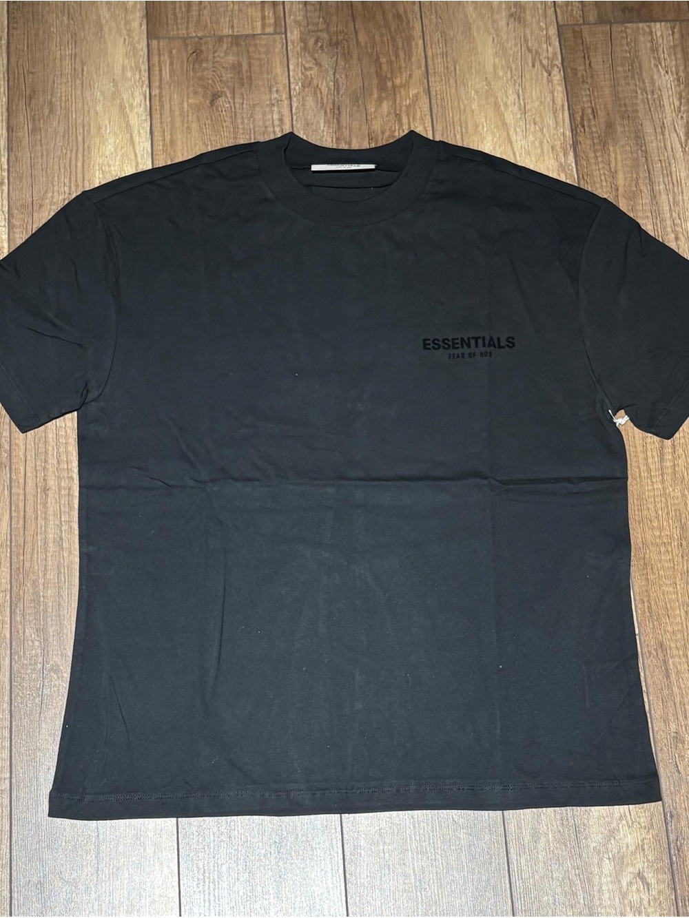 Essentials Fear of God Stretch Limo Black Short Sleeve T-Shirt Brand New